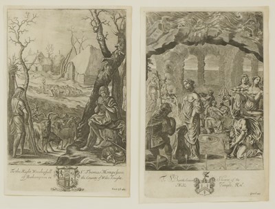 Lot 241 - Wenceslaus Hollar (Bohemian, 1607-1677) and Pierre Lombart (French, 1612-1682)