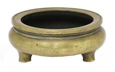 Lot 115 - A Chinese bronze censer