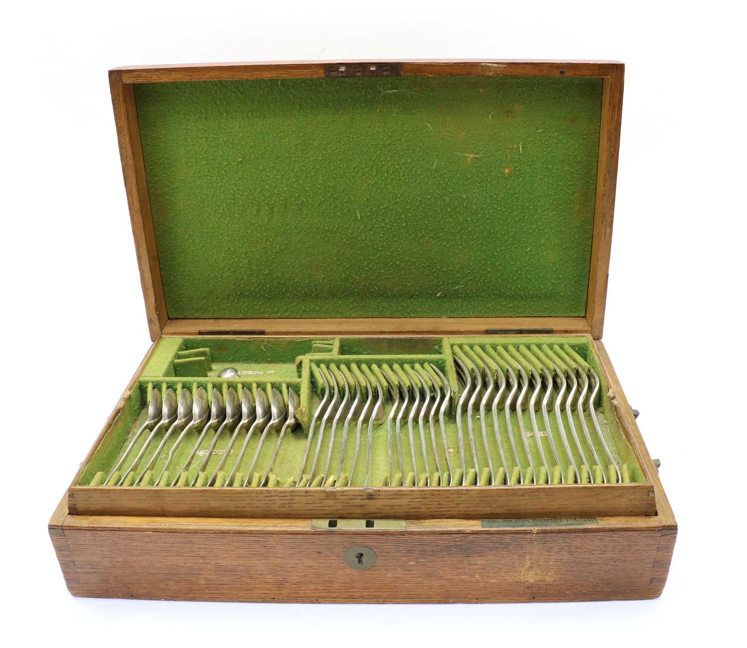 Lot 46 - A composite set of Victorian silver cutlery