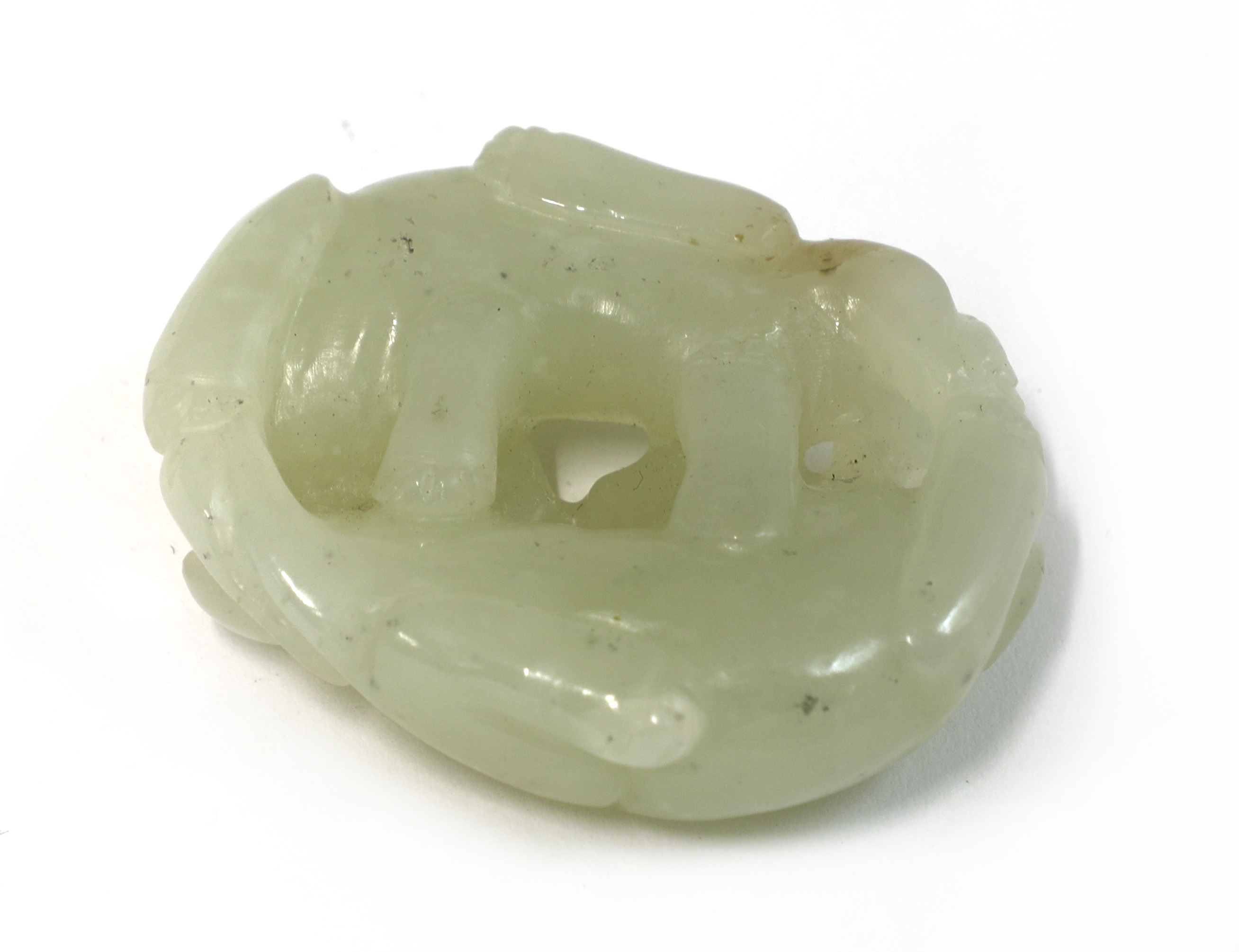 Lot 109 A Chinese jade carving,