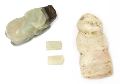 Lot 332 - A Chinese jade carving
