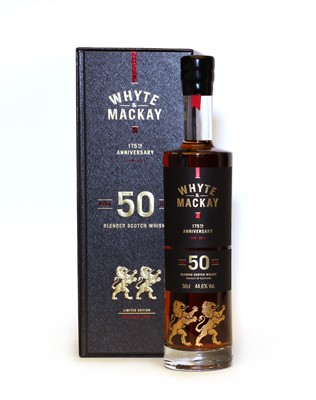 Lot 365 - Whyte & Mackay, Blended Scotch Whisky, 175th Anniversary Edition, Aged 50 Years