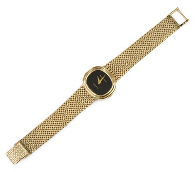 Lot 236 - A ladies' 9ct gold Bueche-Girod quartz bracelet watch, c.1978