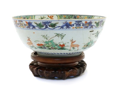 Lot 243A - A Chinese famille verte bowl