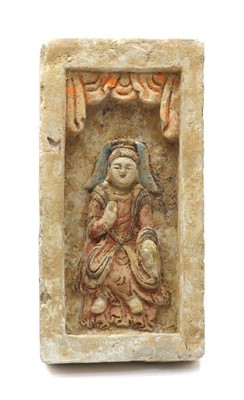 Lot 249 - A Northern Chinese Wei Dynasty ceramic brick