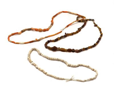 Lot 319 - Three ancient bead necklaces