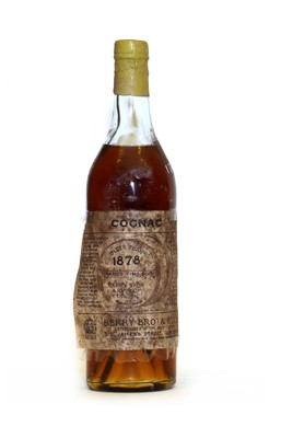 Lot 367 - Berry Bros & Rudd, Grands Fins Bois Cognac, Older than 1878, one bottle