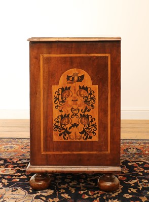 Lot 427 - A William and Mary marquetry inlaid walnut chest of drawers