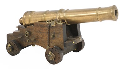 Lot 725 - A model of an 18th century English Naval cannon