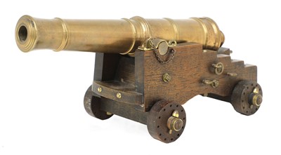Lot 725 - A model of an 18th century English Naval cannon