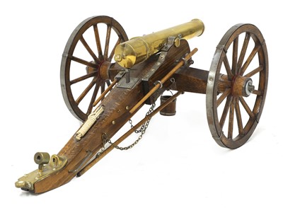 Lot 722 - A model of an American Civil War field cannon
