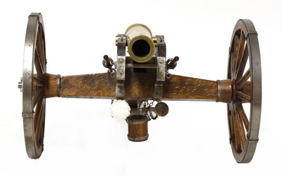 Lot 722 - A model of an American Civil War field cannon