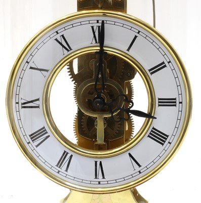 Lot 290 - Two brass torsion clocks