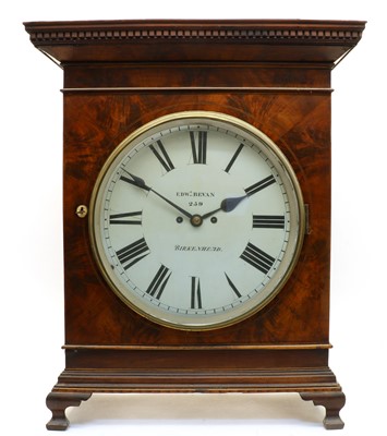 Lot 460 - A large strung mahogany mantel clock