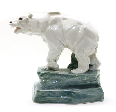 Lot 364 - A Lorenz Hutchenreuther porcelain polar bear