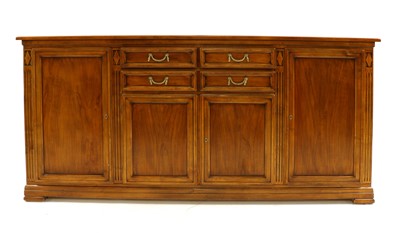 Lot 633 - A fruitwood sideboard