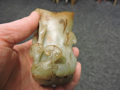 Lot 165 - A Chinese hardstone carving