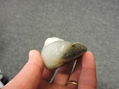 Lot 138 - A Chinese jade carving
