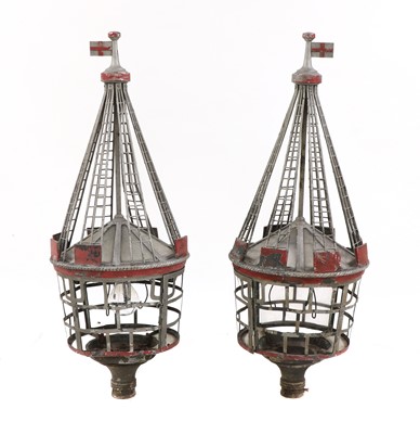Lot 438 - A pair of  lamps from Southend Pier