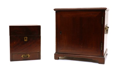 Lot 63 - Two 19th century mahogany apothecaries boxes