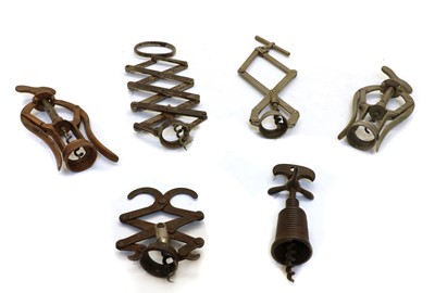 Lot 300 - Six various corkscrews
