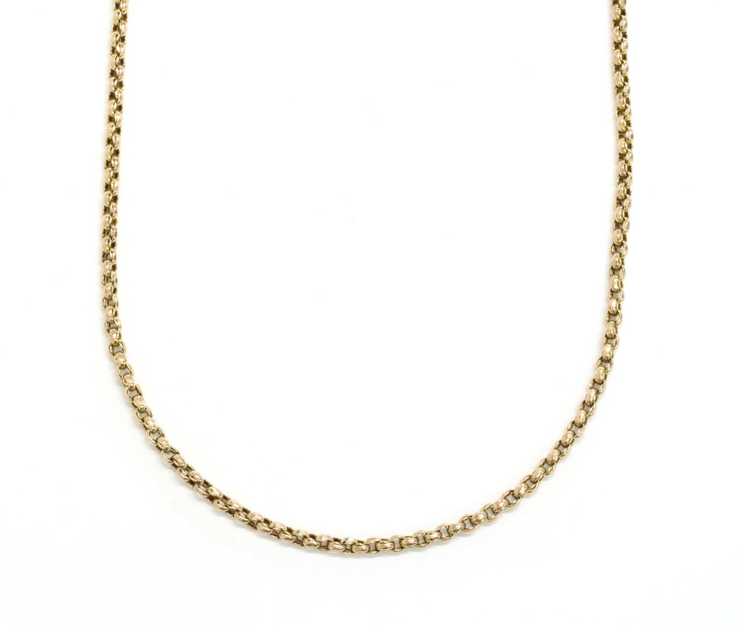 Lot 94 - A gold chain, c.1900