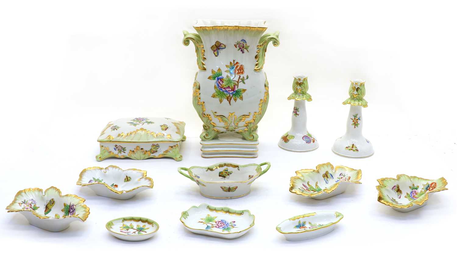 Lot 451 - A collection of Herend porcelain,
