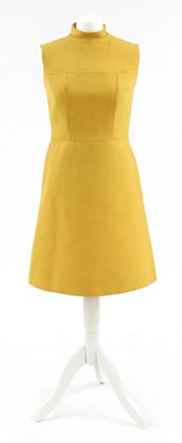 Lot 223 - A vintage Louis Feraud mustard dress and coat