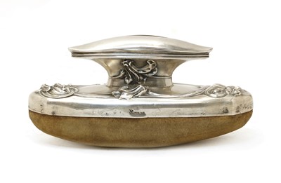 Lot 35 - An Art Nouveau American sterling silver nail buffer