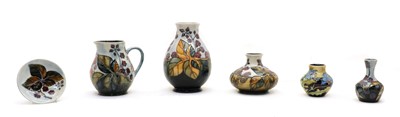 Lot 414 - A collection of Moorcroft 'Bramble' pattern pottery