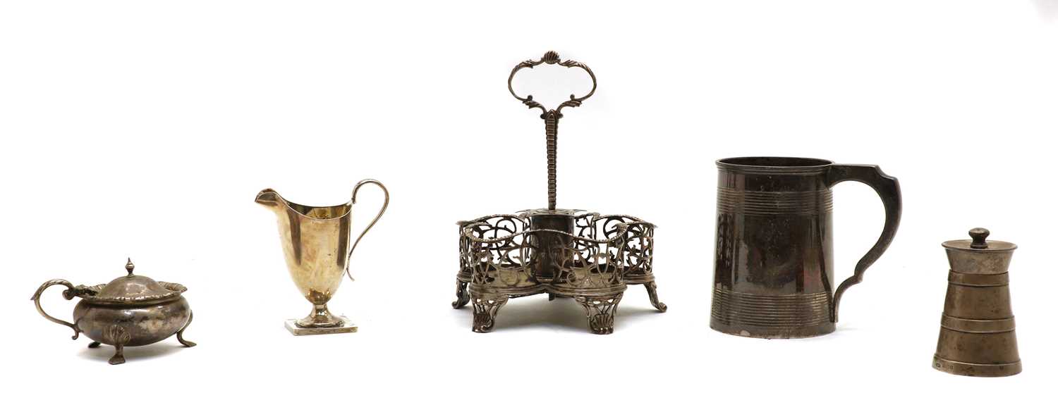 Lot 7 - Five silver items