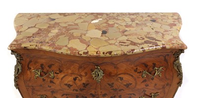 Lot 17 - A French Louis XV kingwood, marquetry-inlaid and ormolu-mounted commode