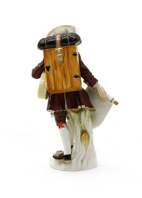 Lot 424 - A Meissen porcelain figure of a Map Seller