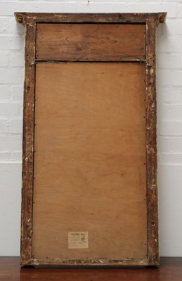 Lot 22 - A Regency Egyptian Revival giltwood pier mirror
