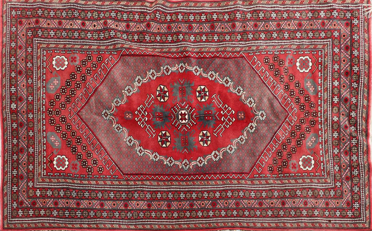 Lot 433 - A Caucasian wool rug