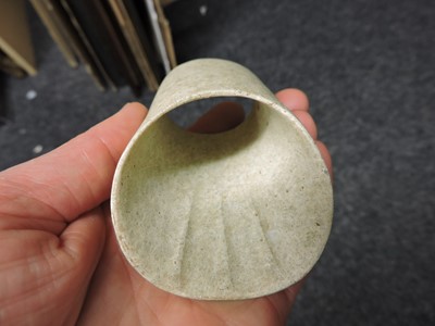 Lot 124 - A Chinese hardstone bi disc