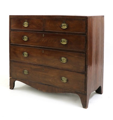 Lot 416 - A mahogany chest of drawers