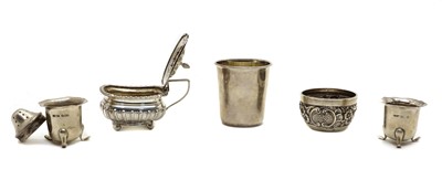 Lot 13 - A collection of silver tableware