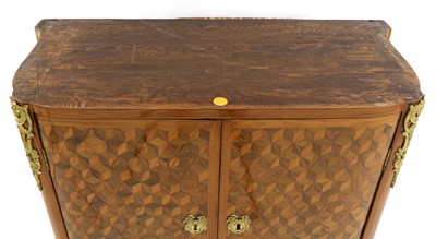 Lot 55 - A Royal French Louis XV kingwood, tulipwood, sycamore and parquetry inlaid meuble d'entrée
