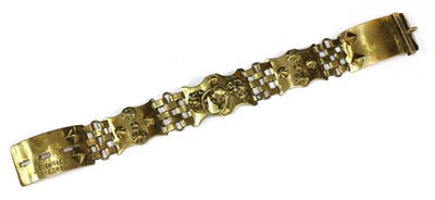 Lot 215 - A brass bulldog collar