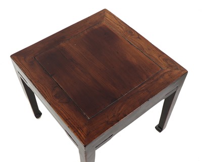 Lot 18 - A pair of Chinese hardwood square tables