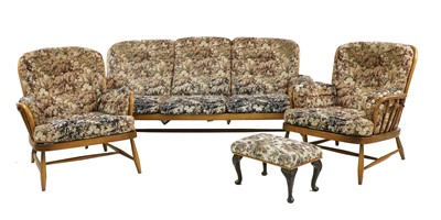Lot 470 - An Ercol 'Jubilee' three piece suite