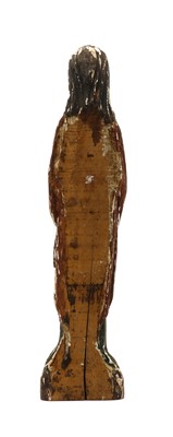 Lot 278 - A carved figurine of Saint Elijah