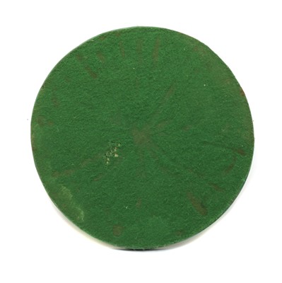 Lot 71 - A small malachite and white marble circular chessboard