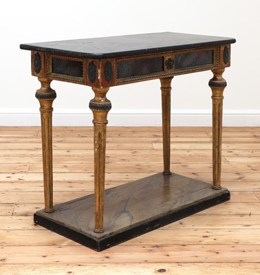 Lot 483 - A French marble top console