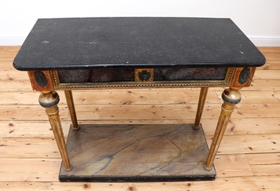 Lot 483 - A French marble top console