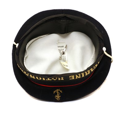 Lot 95 - A French military hat inscribed Ercole D'Application Cavalerie & Train, Saumur Plazanet