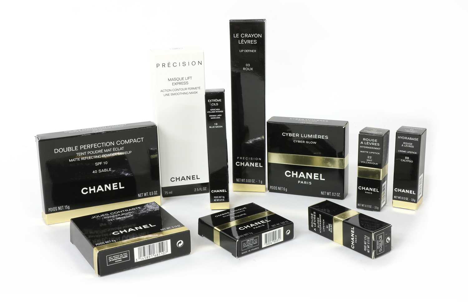 Lot 296 - A Collection of vintage Chanel make-up items, 1990-2004