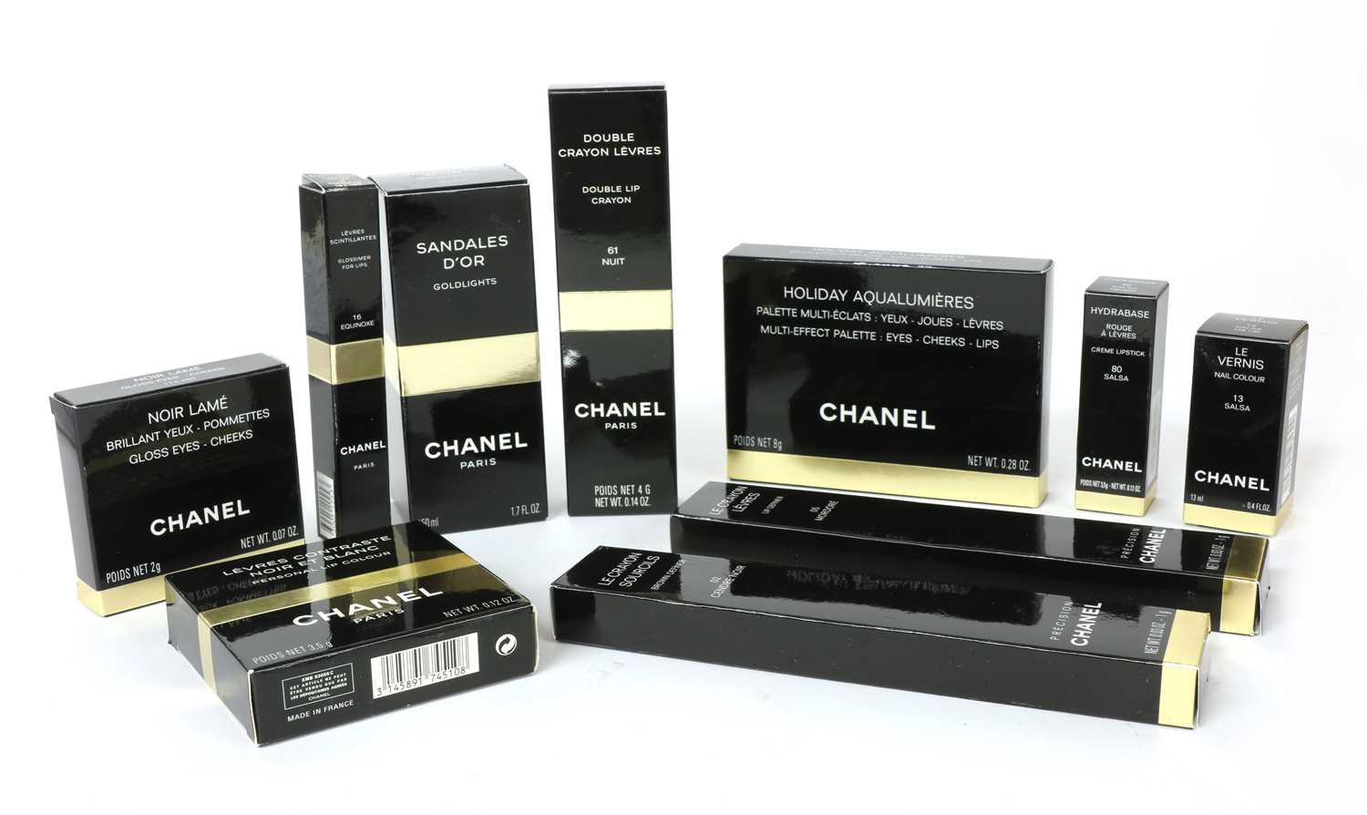 Lot 297 - A Collection of vintage Chanel make-up items, 1990-2004