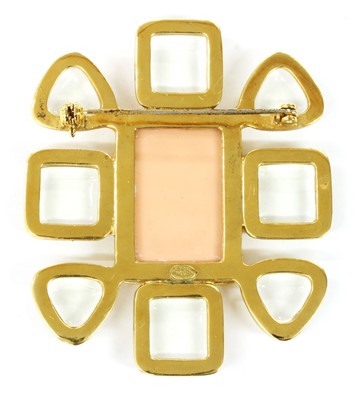 Lot 246 - A Chanel gold-plated brooch